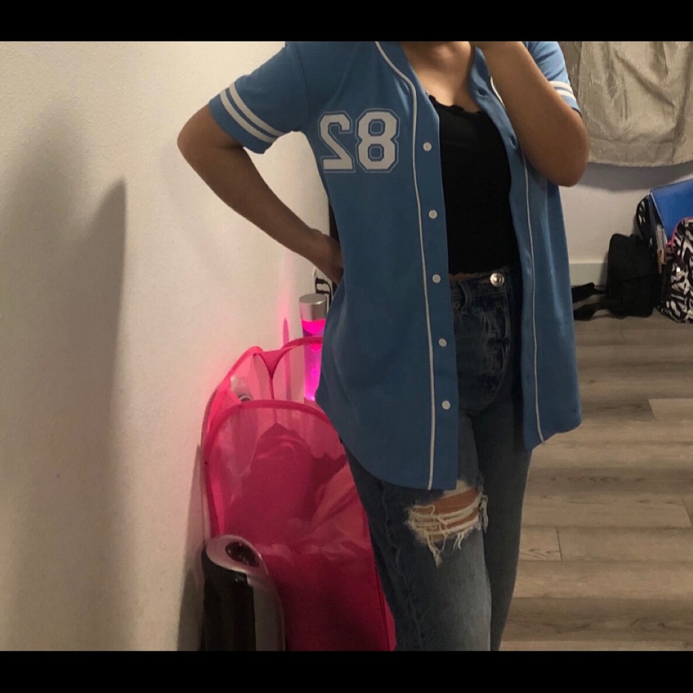 Baby blue jersey